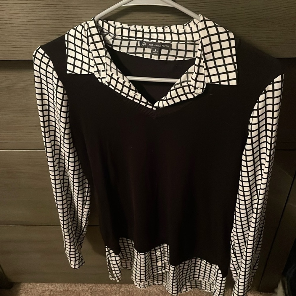 Long sleeve layered top nice for work